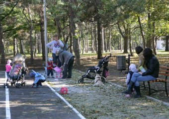 В Одессе продолжается благоустройство зеленых зон (фото)