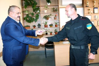 Бойцы одесского «Шторма» досрочно получили специальные звания (фото)