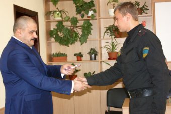 Бойцы одесского «Шторма» досрочно получили специальные звания (фото)