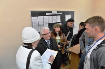 В Одессе за ходом голосования наблюдают члены Международного центра избирательных систем (ICES) (фото)