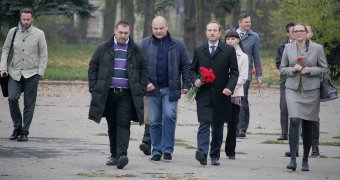 Министр иностранных дел Дании Мартин Лидегорд возложил цветы на Куликовом поле