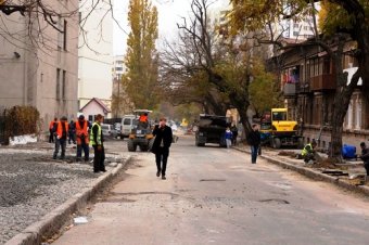 На улице Пишоновской начался капитальный ремонт (фото)