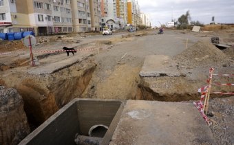 Одесские власти отчитываются о ходе реконструкции улицы Академика Сахарова (фото)