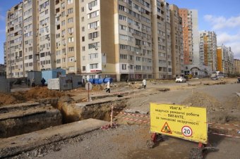 Одесские власти отчитываются о ходе реконструкции улицы Академика Сахарова (фото)