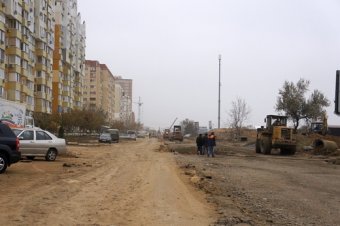 Одесские власти отчитываются о ходе реконструкции улицы Академика Сахарова (фото)