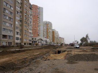 Одесские власти отчитываются о ходе реконструкции улицы Академика Сахарова (фото)
