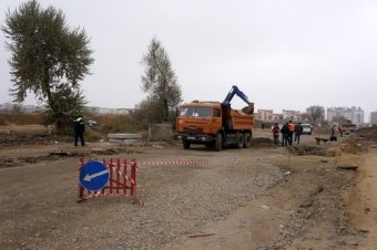Одесские власти отчитываются о ходе реконструкции улицы Академика Сахарова (фото)