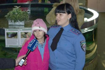 Одесские правоохранители провели день с детьми-сиротами из зоны АТО (фото)