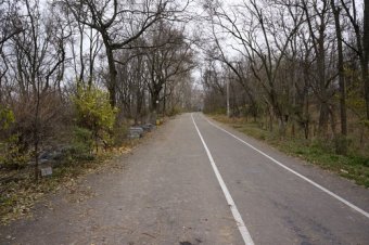 Вдоль Трассы здоровья восстанавливают пешеходную дорожку (фото)