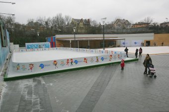 В Аркадии построили каток. В субботу – открытие! (фото)
