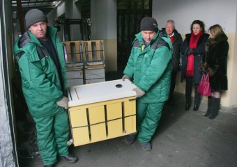 Из Швейцарии в Одессу прибыла «гуманитарка» (фото)