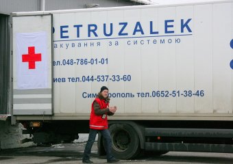 Из Швейцарии в Одессу прибыла «гуманитарка» (фото)