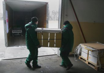 Из Швейцарии в Одессу прибыла «гуманитарка» (фото)