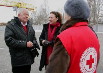 Из Швейцарии в Одессу прибыла «гуманитарка» (фото)