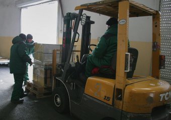 Из Швейцарии в Одессу прибыла «гуманитарка» (фото)