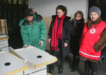 Из Швейцарии в Одессу прибыла «гуманитарка» (фото)