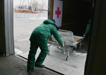 Из Швейцарии в Одессу прибыла «гуманитарка» (фото)