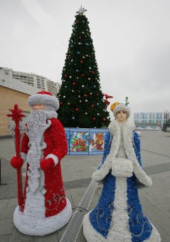 Одесса готовится к Новогодним праздникам (фото)