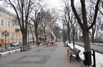 Одесса готовится к новогодним праздникам (фото)