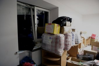 Фото с места ЧП: Сегодня ночью взорвали волонтерский центр
