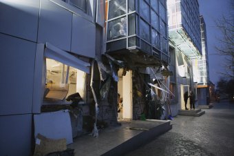Фото с места ЧП: Сегодня ночью взорвали волонтерский центр