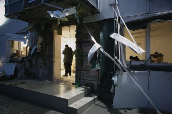 Фото с места ЧП: Сегодня ночью взорвали волонтерский центр