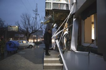 Фото с места ЧП: Сегодня ночью взорвали волонтерский центр