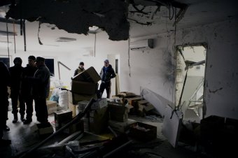 Фото с места ЧП: Сегодня ночью взорвали волонтерский центр