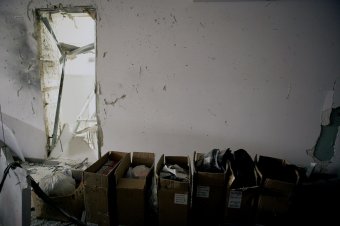 Фото с места ЧП: Сегодня ночью взорвали волонтерский центр