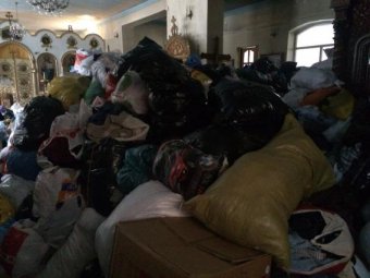 Одесситы продолжают собирать помощь для мирных жителей зоны АТО (фото)