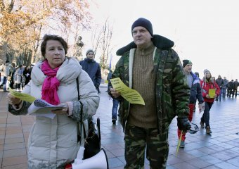В Одессе бульдог-скейтбордист  разогнал митинг «евромайдана» (фото)
