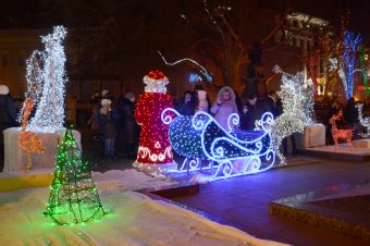 Геннадий Труханов открыл главную елку города (фото)