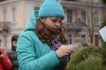 В Одессе появилось новогоднее Дерево желаний (фото)