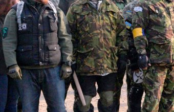 Общественники Одессы уничтожают парковку возле «Немо» (фото)