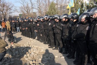 Общественники Одессы уничтожают парковку возле «Немо» (фото)