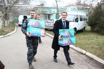 Одесское отделение Союза ветеранов Афганистана поздравило детей с Днем Святого Николая (фото)