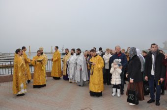 В День Святого Николая в Одессе освятили мозаичное панно на фасаде храма на морском вокзале (фото)