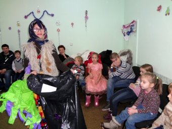 В Одессе проходят новогодние утренники для маленьких одесситов (фото)