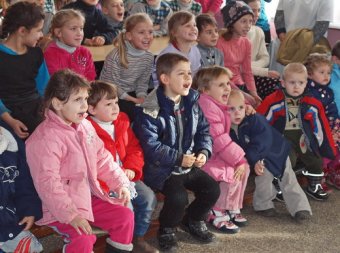 В одесском детском санатории «Ласточка» прошел яркий новогодний праздник (фото)