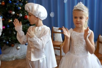 Предновогоднее волшебство в специализированном одесском детсаде (фото)