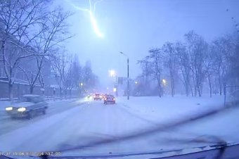 В Одессе прошла снежная гроза