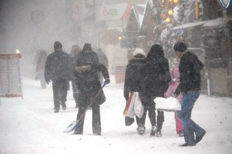 Снегопад в Одессе