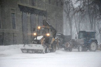 Снегопад в Одессе