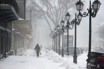 Снегопад в Одессе