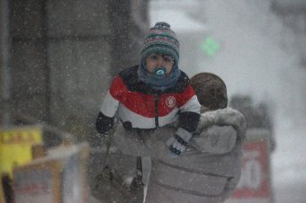 Снегопад в Одессе