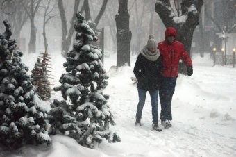 Снегопад в Одессе