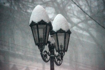 Снегопад в Одессе