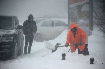 Снегопад в Одессе