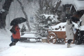 Снегопад в Одессе