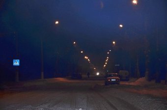 В Одессе расчистка дорог от снега велась всю ночь (фото)